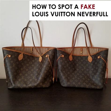 louis vuitton neverfull monogram fake vs real